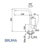 MONOMANDO COCINA BASIL BRUMA
